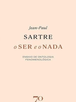 cover image of O Ser e o Nada
